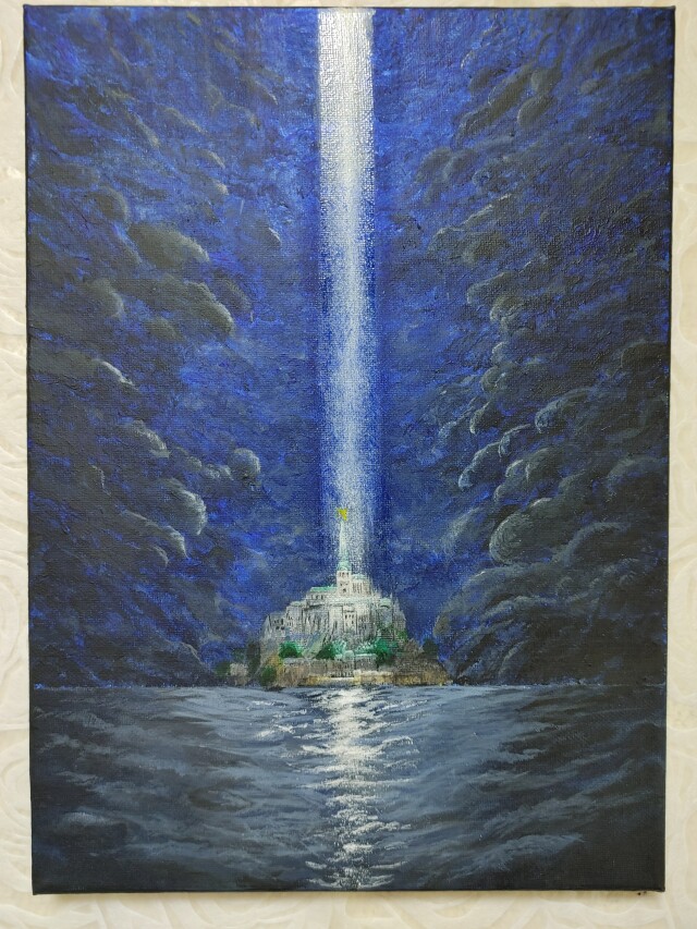 そっと見守る光　　The Light That Quietly Watches Over